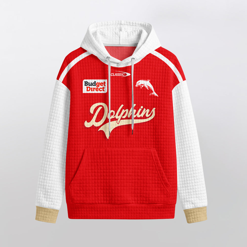 Dolphins Unisex Waffle Hoodie