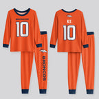 Denver B. BN10 Football! Inspired Bamboo Two Piece Long Sleeve Pajama Set