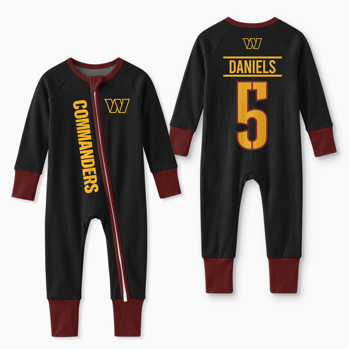 Commanders Football! Inspired Bamboo Convertible Zippy