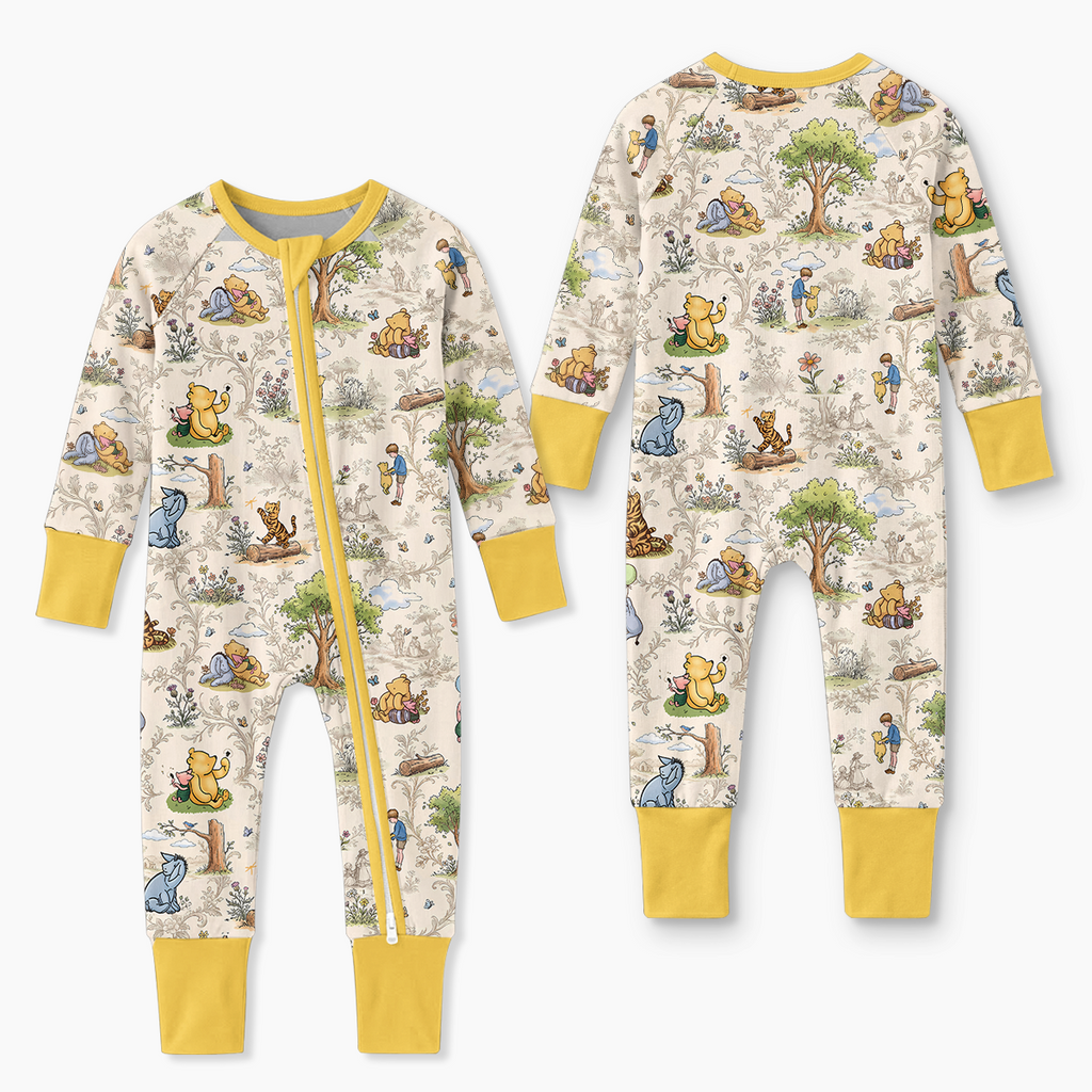 Silly Bear and Friends Bamboo Convertible Zippy