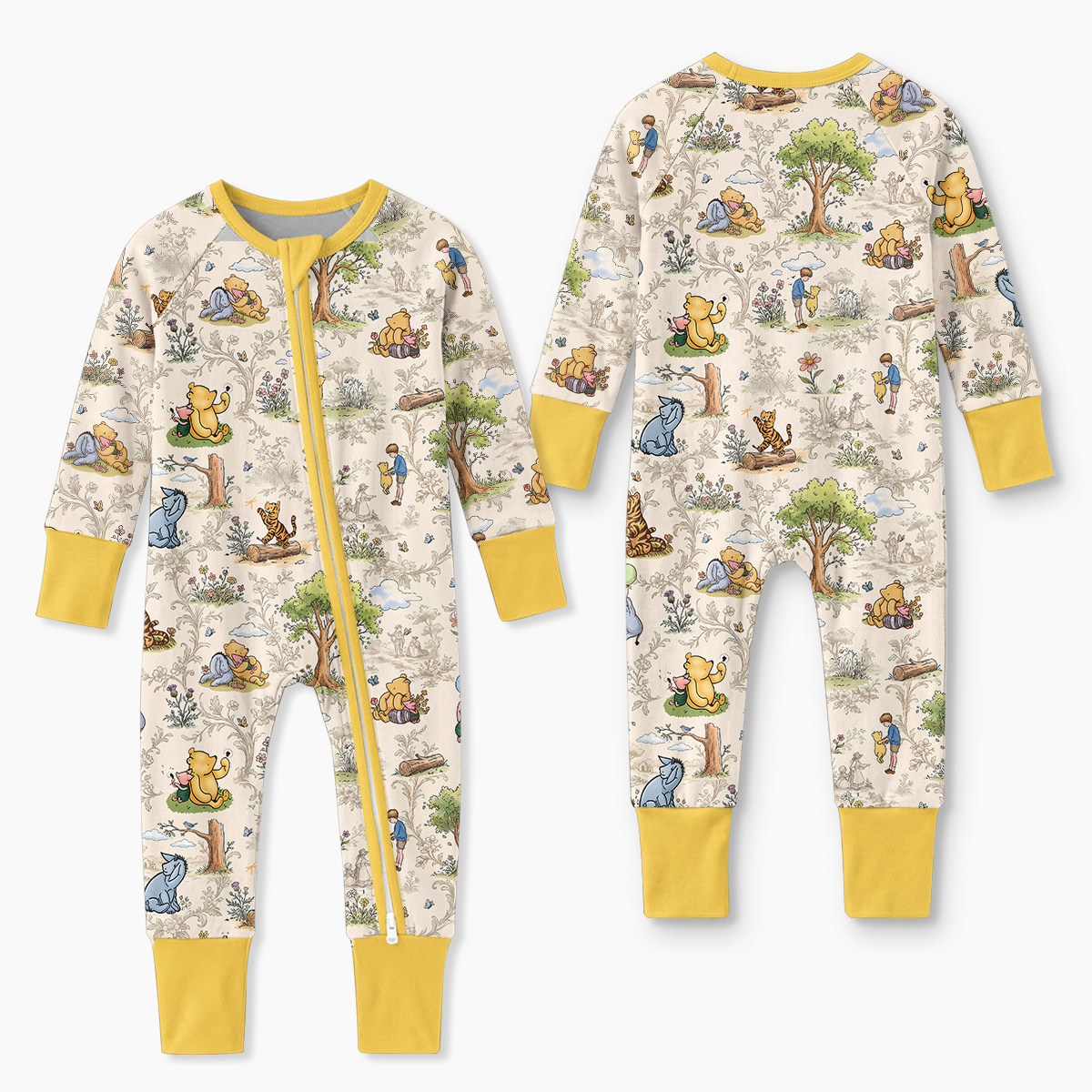 Silly Bear and Friends Bamboo Convertible Zippy