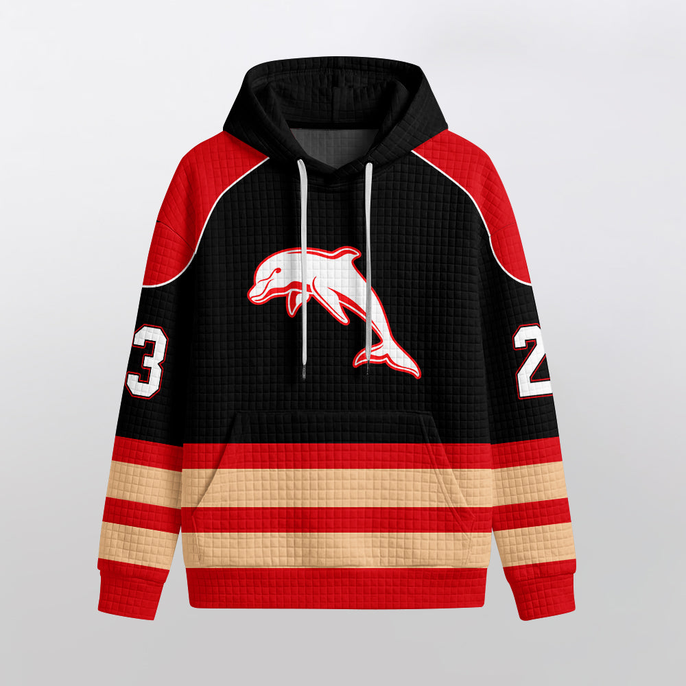 Dolphins Unisex Waffle Hoodie
