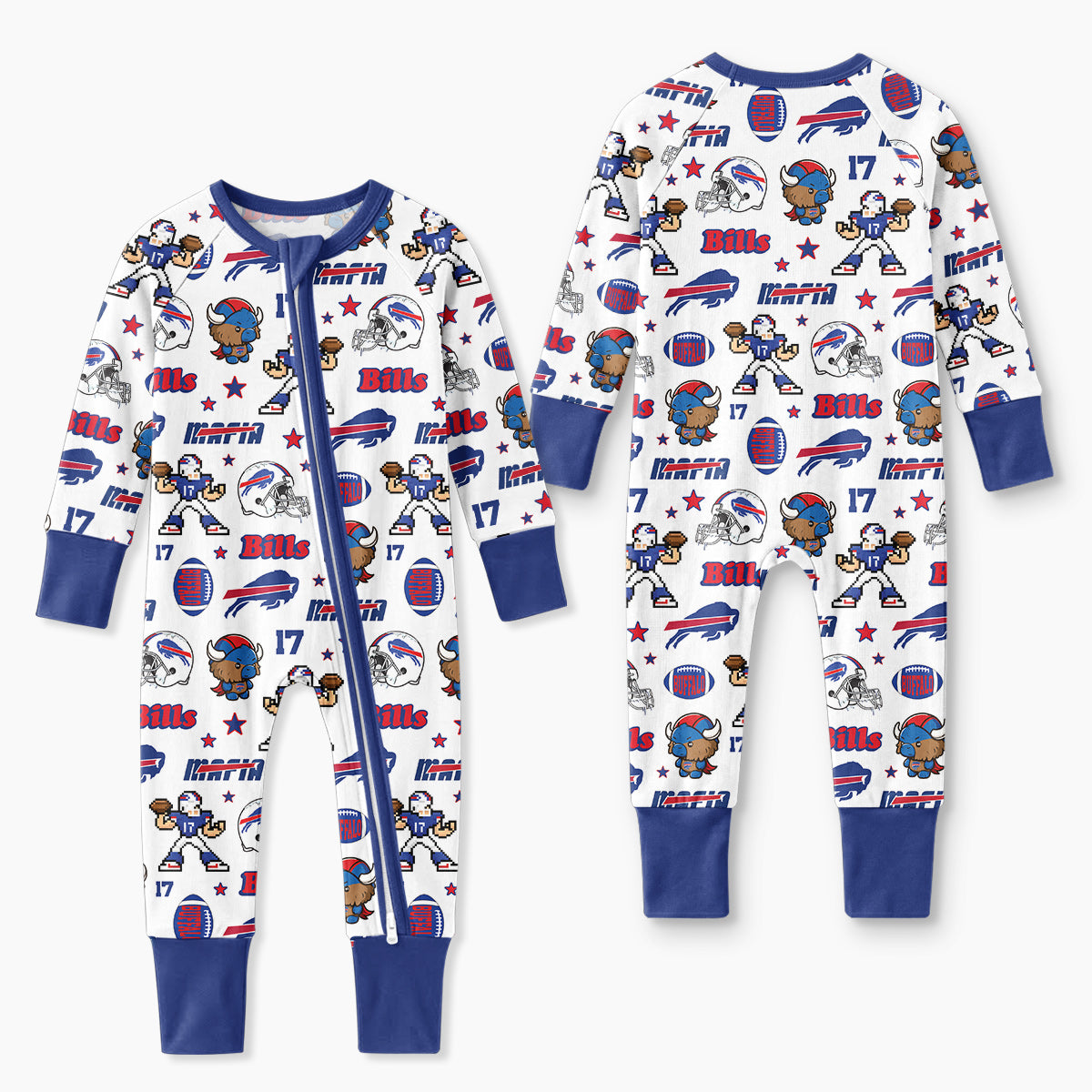 Buffalo Football! Inspired Bamboo Convertible Zippy