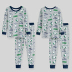 Seahawks Football x Seagulls Inspired Bamboo Two Piece Long Sleeve Pajama Set