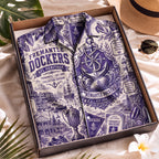 Fremantle Dockers Hawaiian Shirt – Retro Inspired Shirt