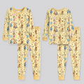 Baloons Bear and Friends Bamboo Two Piece Long Sleeve Pajama Set