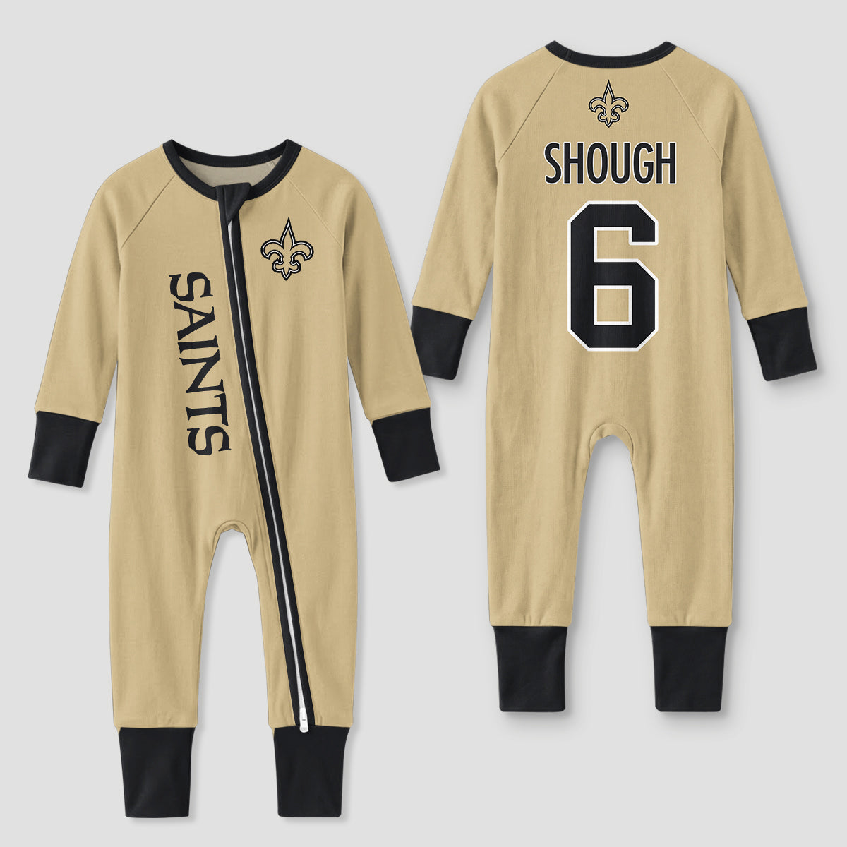 New Orleans Saints Football!! Inspired Bamboo Convertible Zippy
