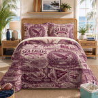 Sea Eagles Bedding Set With Pillowcases
