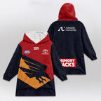 Adelaide Football 2026 Gather Round Blanket Hoodie