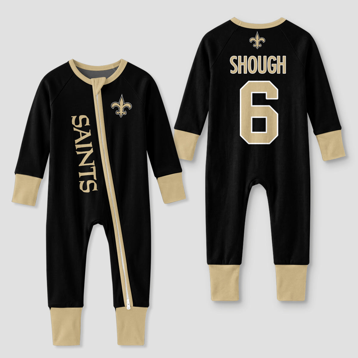 New Orleans Saints Football!! Inspired Bamboo Convertible Zippy
