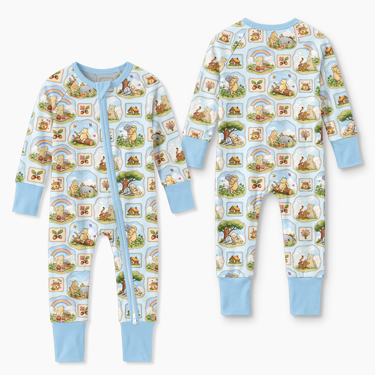 Silly Bear and Friends Bamboo Convertible Zippy