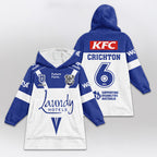 Bulldogs Rugby Crichton Unisex Blanket Hoodie