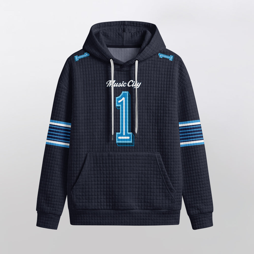 Tennessee T. Rivalries Ward 1 Football Waffle Hoodie