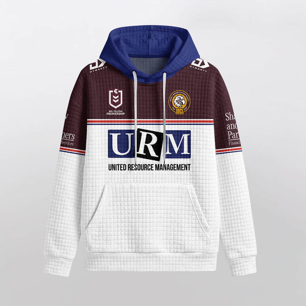 Manly Warringah Trbojevic 1 Home Waffle Hoodie