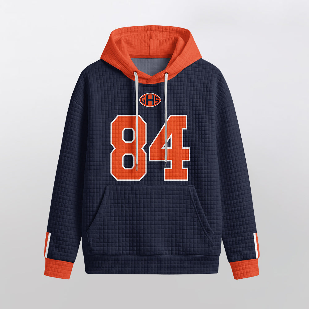 Chicago B. Rivalries Loveland 84 Football Waffle Hoodie
