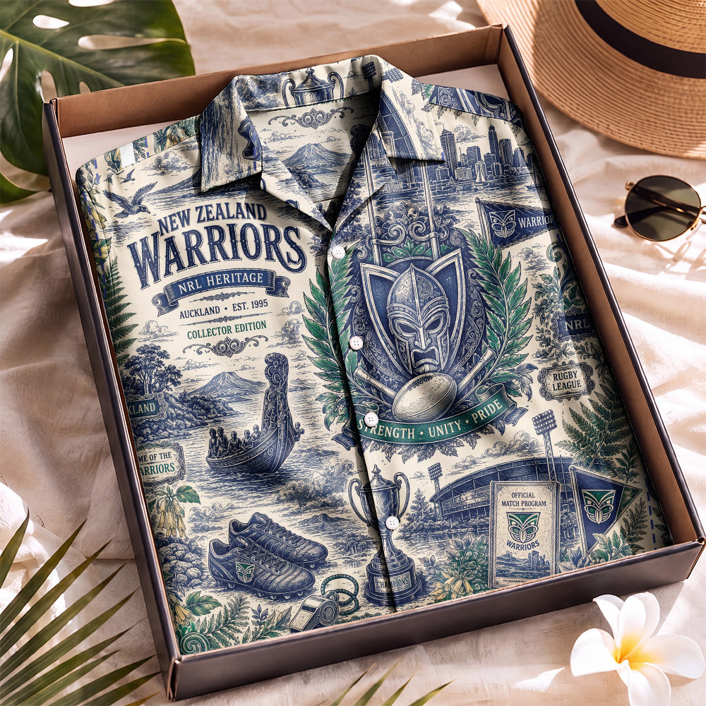 Warriors Hawaiian Shirt – Retro Inspired Shirt