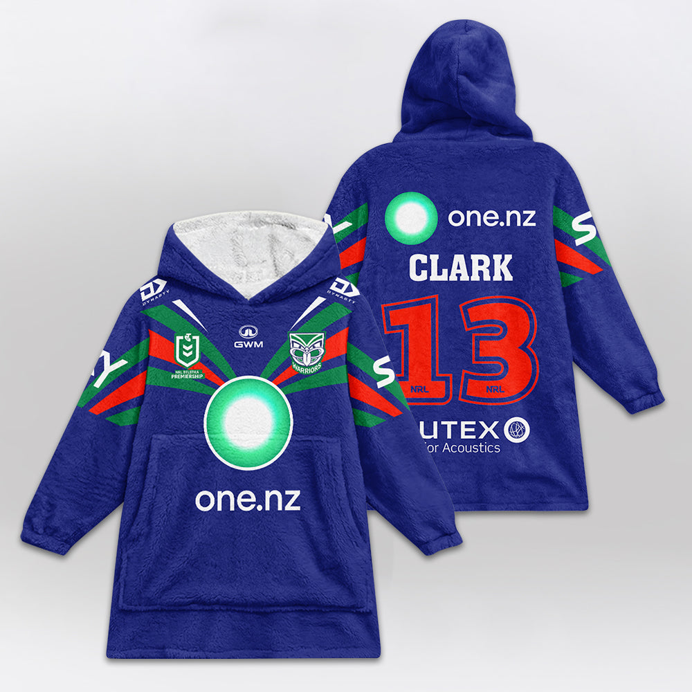 New Zealand 2026 Home Erin Clark 13 Unisex Blanket Hoodie