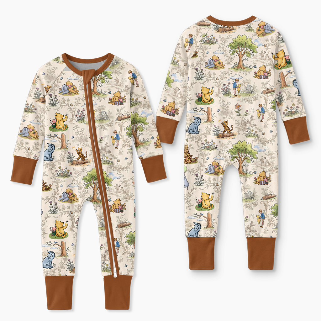 Silly Bear and Friends Bamboo Convertible Zippy