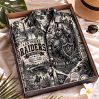 Las Vegas Raiders Football Hawaiian Shirt – Retro Inspired Shirt