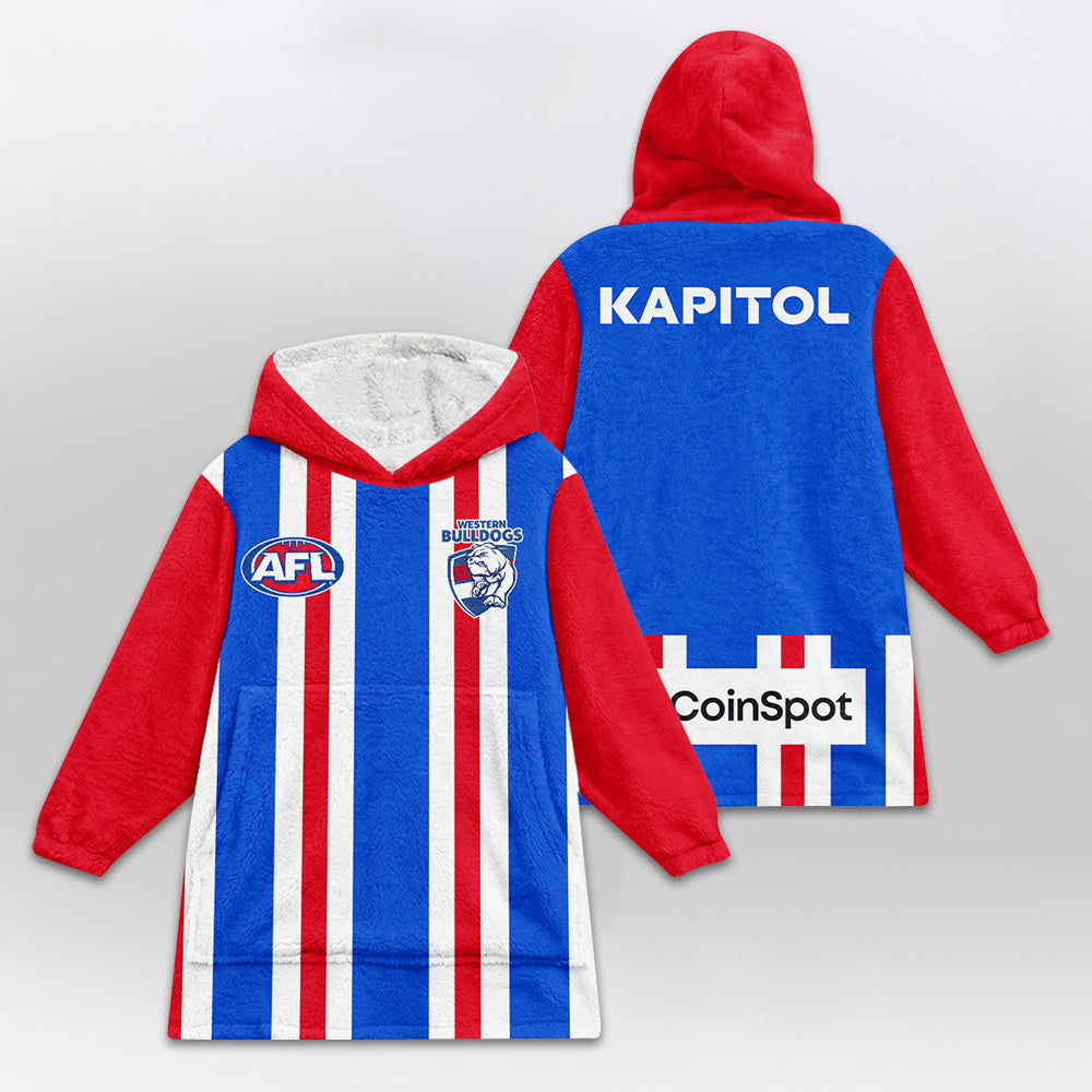 Western Bulldogs Unisex Blanket Hoodie