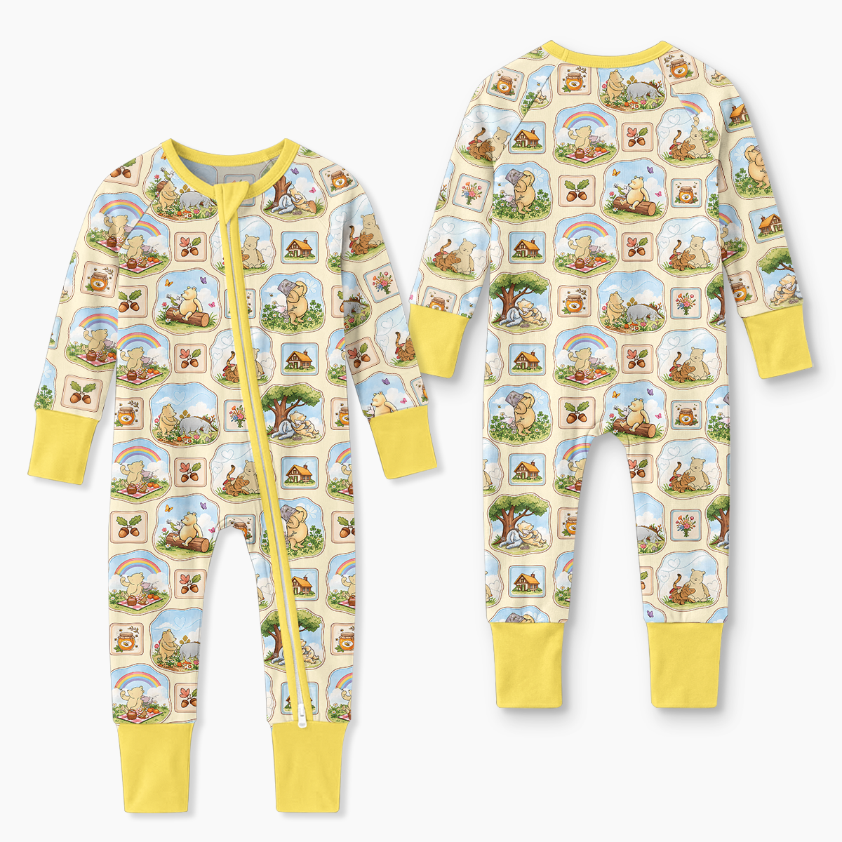Silly Bear and Friends Bamboo Convertible Zippy