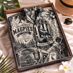 Collingwood Magpies Hawaiian Shirt – Retro Inspired Shirt