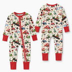 Merry Christmas Race Car Bamboo Convertible Zippy