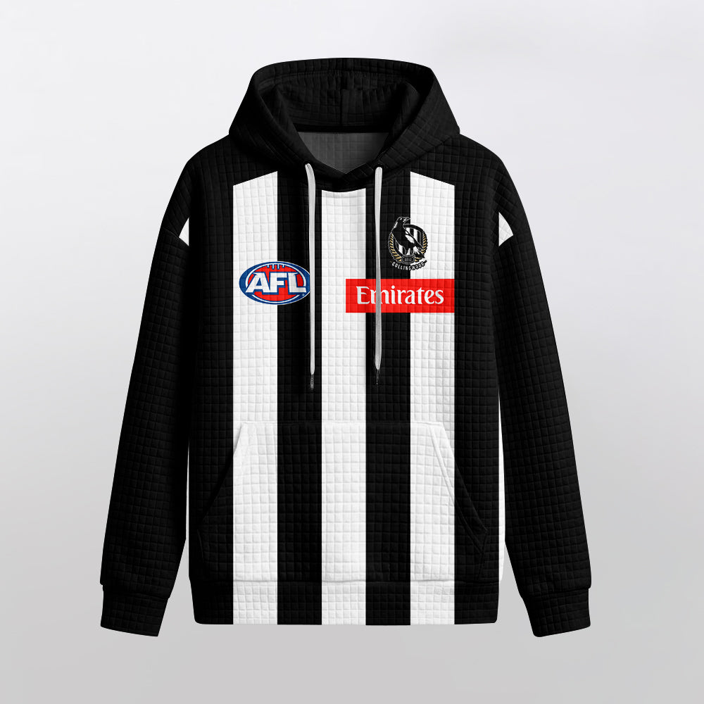 Collingwood Football 10 Pendlebury Waffle Hoodie