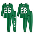 Eagles Football Barkley 26! Inspired Bamboo Two Piece Long Sleeve Pajama Set