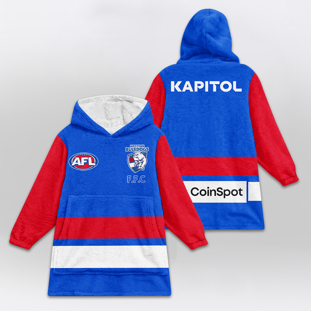 Western Bulldogs Unisex Blanket Hoodie