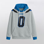Detroit Lions Rivalries Jahmyr Gibbs 0 Football Waffle Hoodie