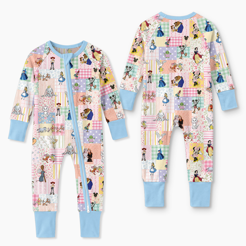 Preppy Magical Wonderland  Bamboo Convertible Zippy