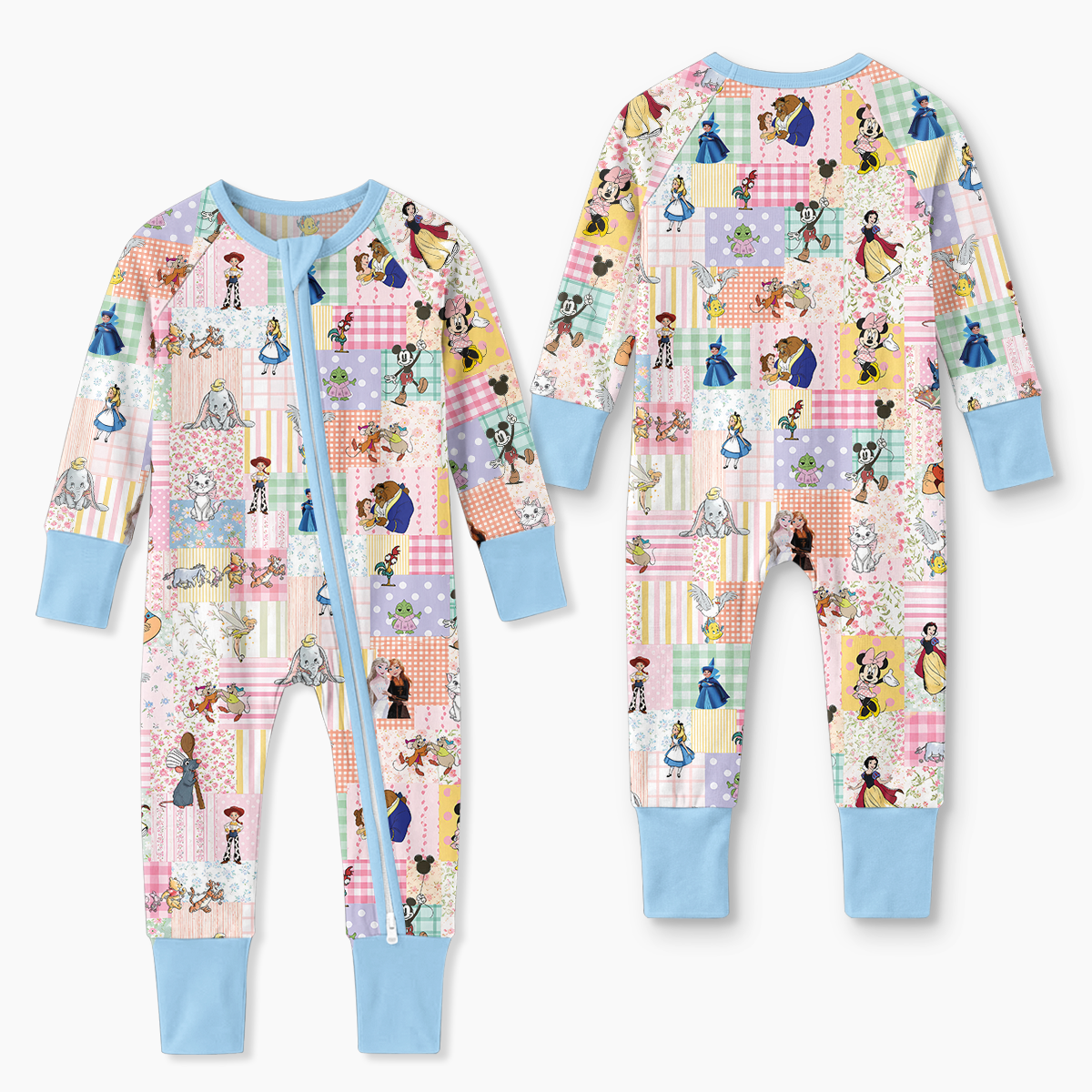 Preppy Magical Wonderland  Bamboo Convertible Zippy