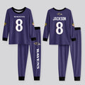 Baltimore RV Football JS 8! Inspired Bamboo Two Piece Long Sleeve Pajama Set