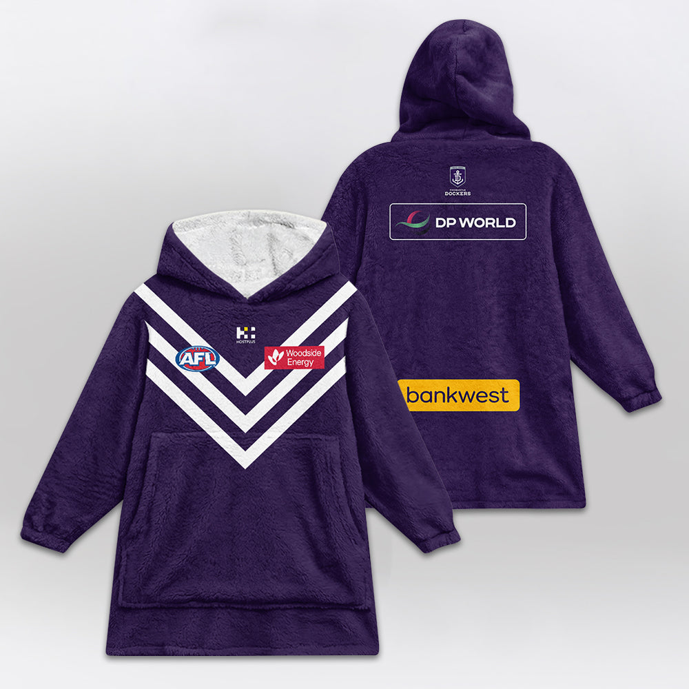 Fremantle Dockers Unisex  Blanket Hoodie