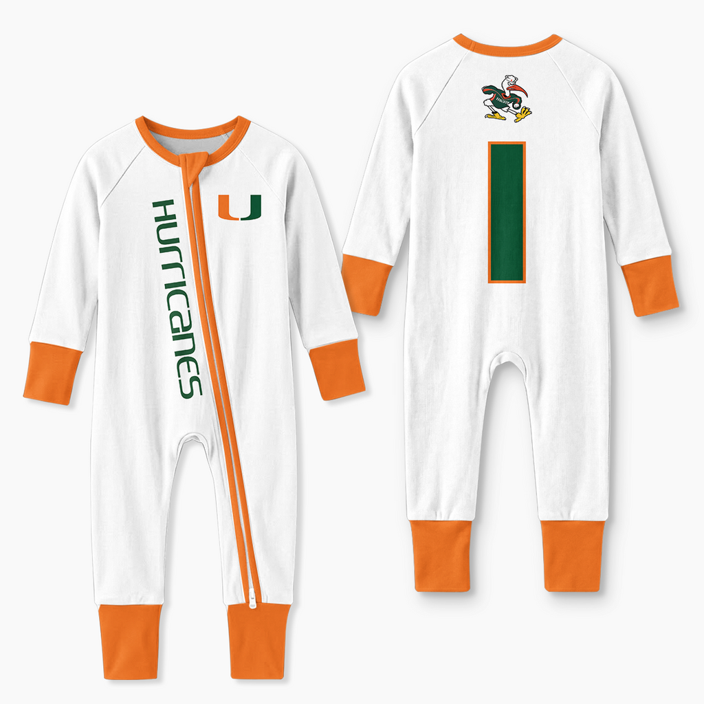 Miami Hurricanes Football!! Inspired Bamboo Convertible Zippy
