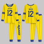 LA Rams Football!! Inspired Bamboo Two Piece Long Sleeve Pajama Set