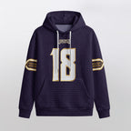 Minnesota V. Rivalries  JJ 18 Football Waffle Hoodie