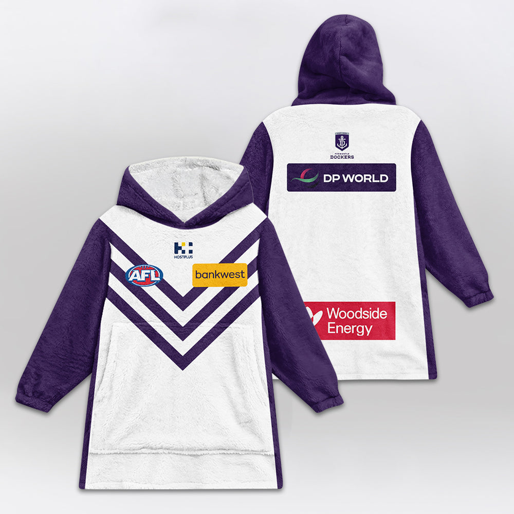 Fremantle Dockers Unisex  Blanket Hoodie