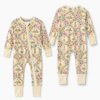 Floral Silly Bear and Friends Bamboo Convertible Zippy