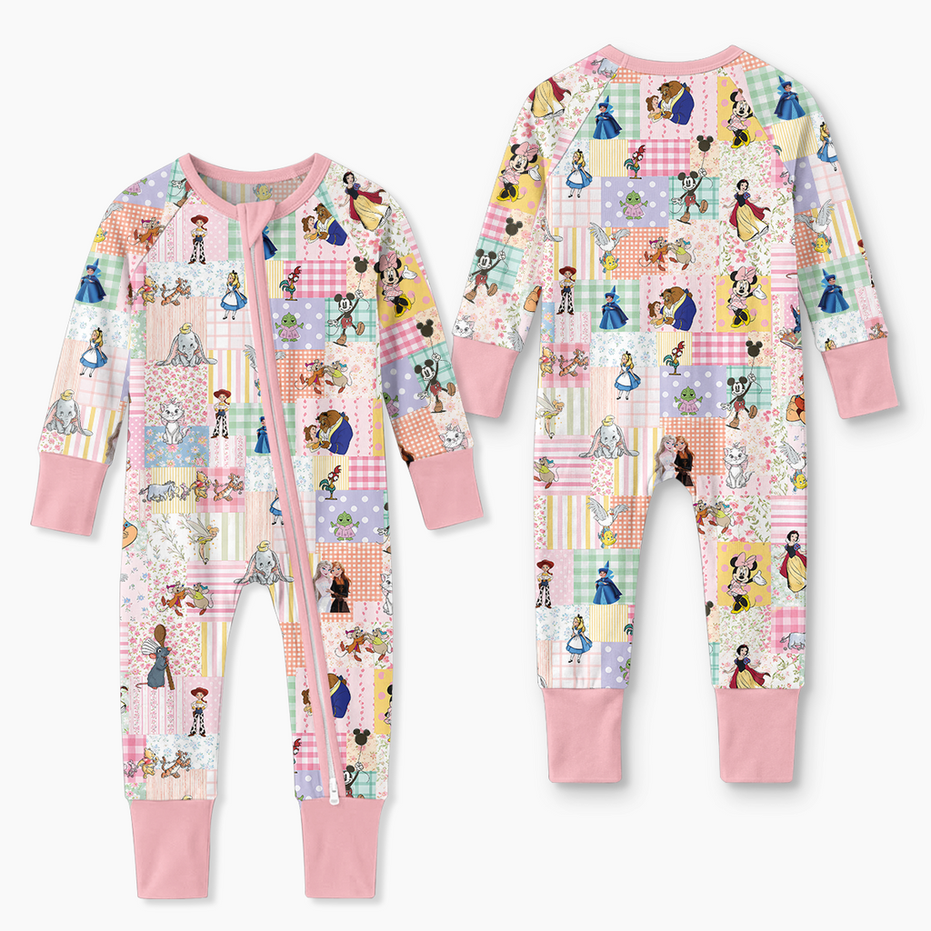 Preppy Magical Wonderland  Bamboo Convertible Zippy