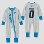 Detroit L. Football JG 0! Inspired Bamboo Two Piece Long Sleeve Pajama Set