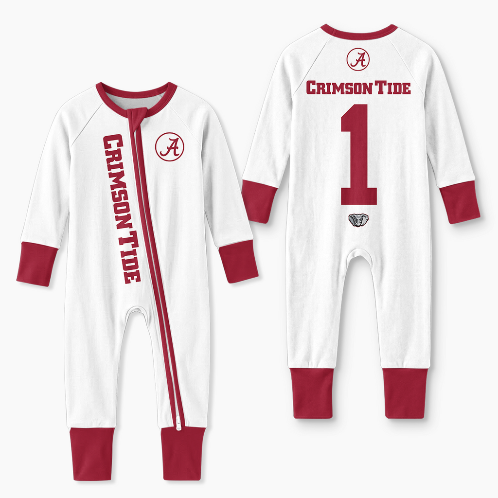 Alabama Crimson Tide Football! Inspired Bamboo Convertible Zippy For Kid