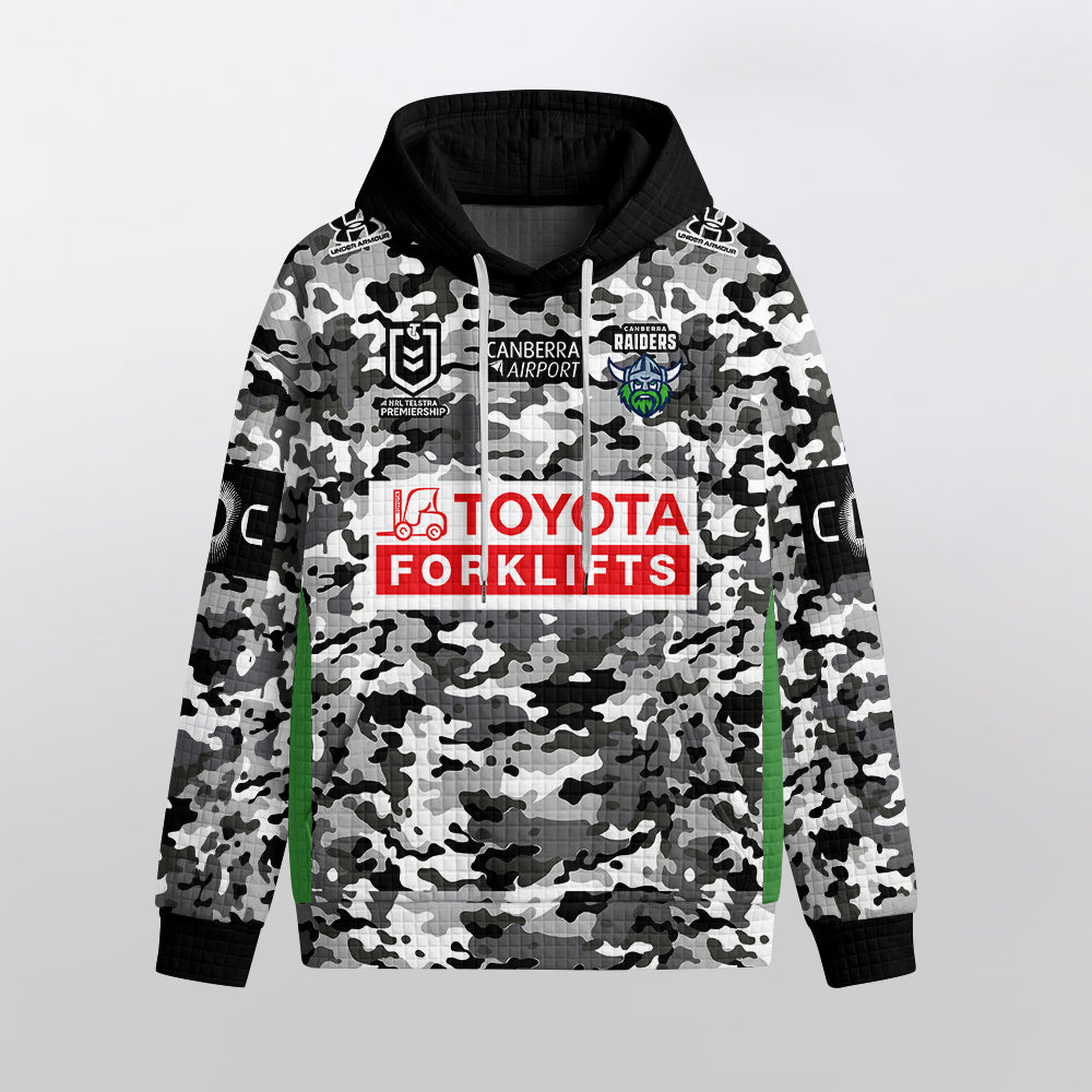 Canberra R 2026 Anzac Round Waffle Hoodie