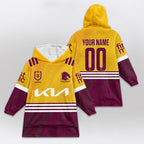 Brisbane Rugby Old School Blanket Hoodie