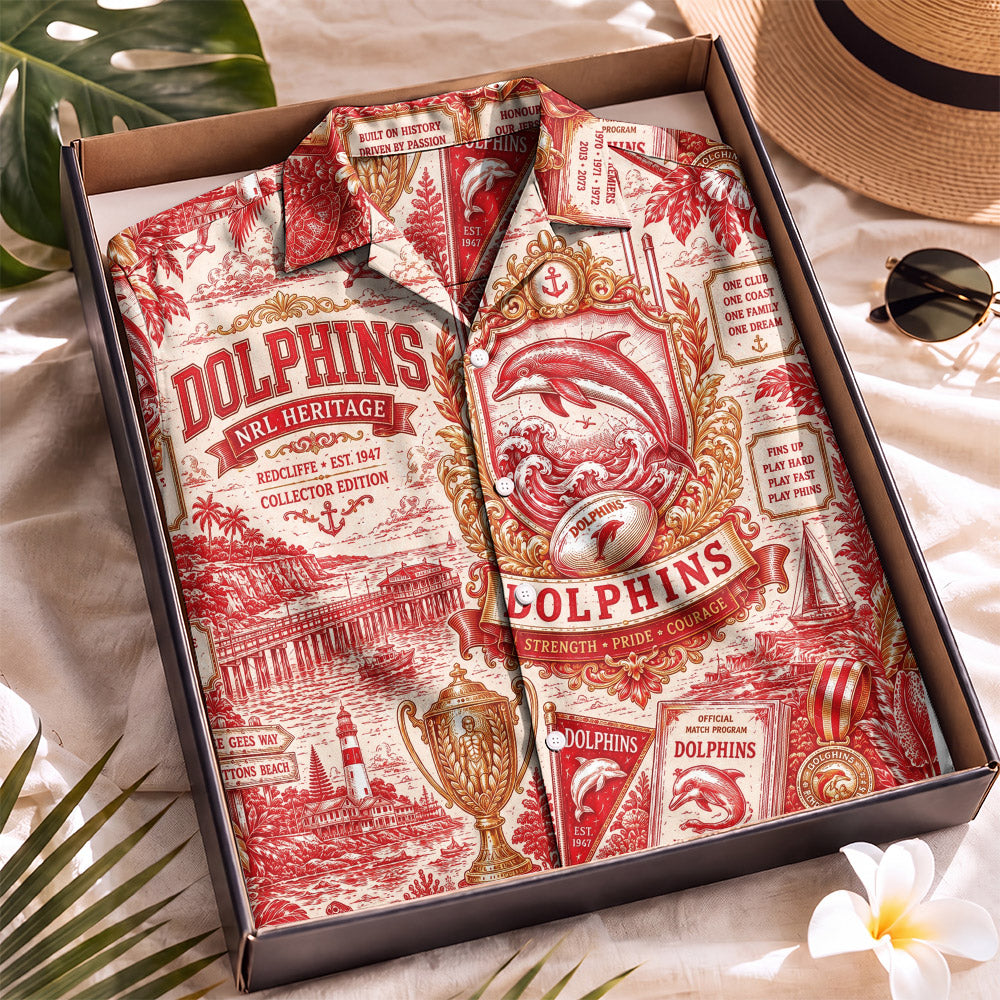 Dolphins Hawaiian Shirt – Retro Inspired Shirt