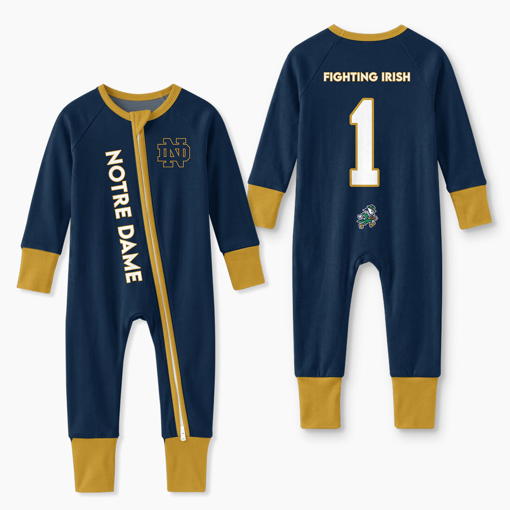 Notre Dame F.I Football!! Inspired Bamboo Convertible Zippy