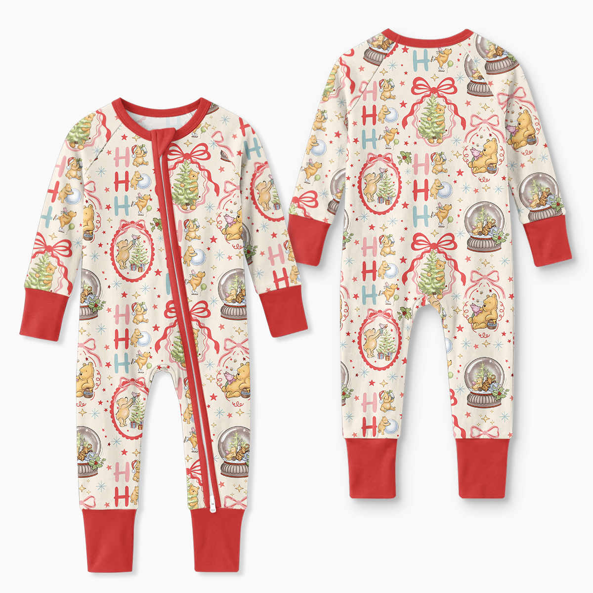Christmas Bear and Friends Bamboo Convertible Zippy