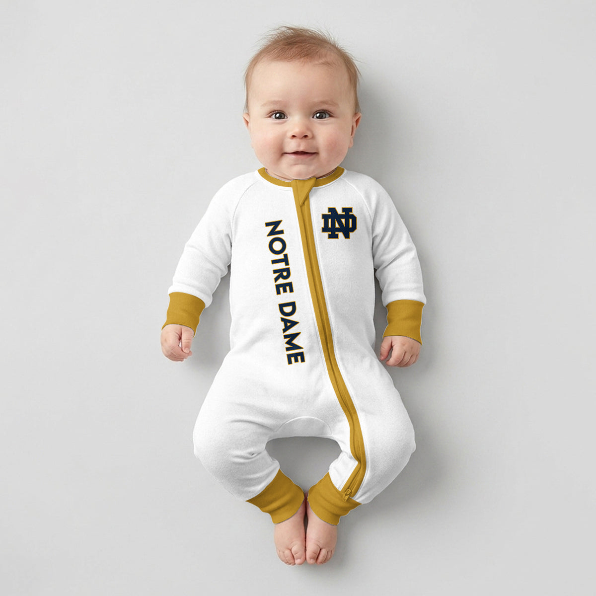 Notre Dame F.I Football!! Inspired Bamboo Convertible Zippy