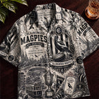 Collingwood Magpies Hawaiian Shirt – Retro Inspired Shirt